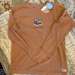 Life Is Good Kids Long Sleeve Tee - Rust